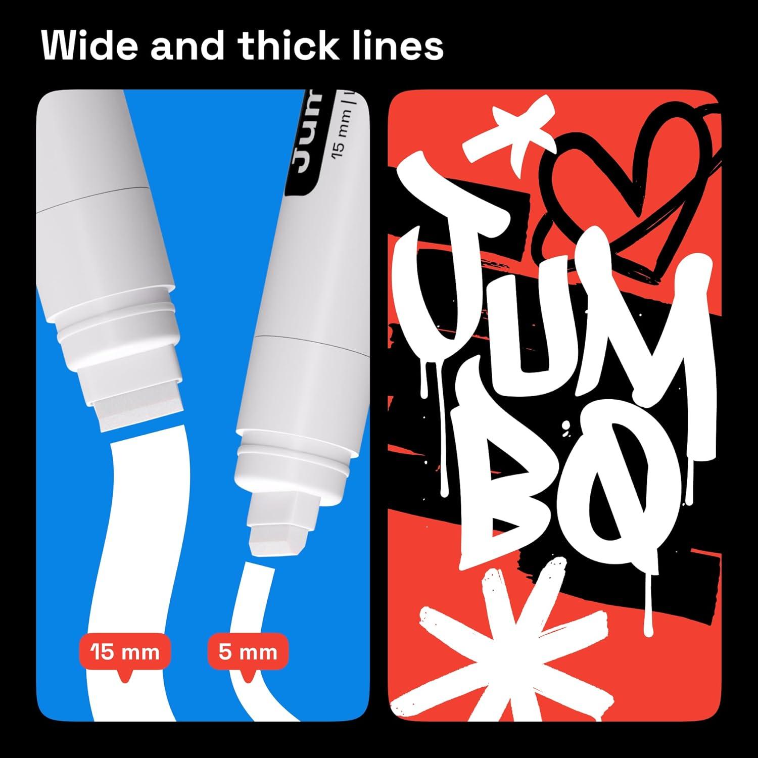 imageARTISTRO 2 White Acrylic Paint Markers 07mm Extra FineTip Paint Pens Perfect for Crafting Art Projects ampamp MoreWhite