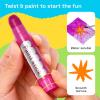 ARTISTRO 100% Washable Tempera Paint Sticks for Kids – 12 Non-toxic Paint Markers for Kids – Color Sticks with Twist Design(12 Markers)