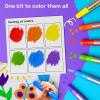 ARTISTRO 100% Washable Tempera Paint Sticks for Kids – 12 Non-toxic Paint Markers for Kids – Color Sticks with Twist Design(6 Markers)