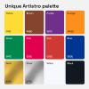 ARTISTRO 12 Multicolor Acrylic Paint Markers – Medium Point Paint Pens for Rock, Wood, Glass, Ceramic, Black Paper, Scrapbooking Crafts, Card Making, DIY Photo Album, Ceramic