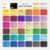 ARTISTRO 30 Acrylic Paint Pens, Art Set Acrylic Paint Markers, Fabric Markers for Textile, Canvas, Rock, Glass, Wood, Paper, DIY, for Kids and Adults, Extra Fine(42 Extra Fine Tip)