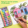 ARTISTRO 50 Colors Watercolor Paint Set – Portable Paint Set with Palette and Brush Pens – Travel Water Color Kit for Adults, Professionals, Kids – Art and Painting Supplies – Christmas Gift Idea(50 Watercolor Paint Set)