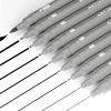 ARTISTRO Set of 2 Fineliner Pens, Black Micro Pens for Drawing, Waterproof Archival Ink, Ultra Fine Tip Pen for Illustration, Technical Pen, Sketching, Writing, Drawing, Journaling, Pair of Fine Tip(9 Pack Different tip)