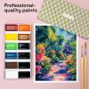ARTISTRO Professional Watercolor Paint Set for Adults – 24 Pigment-Rich Colors, XL Pans, ASTM-I Lightfastness, High Tinting Strength Watercolor Set for Professionals made by Professionals(12 Colors)