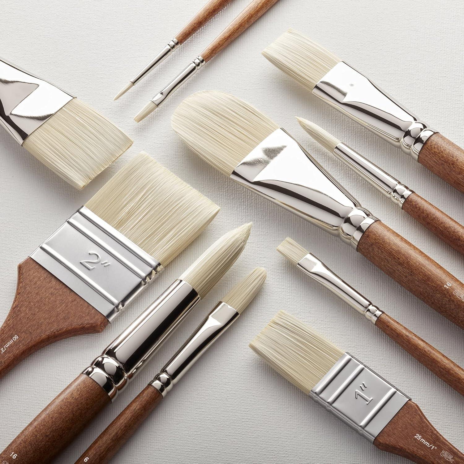 imageWinsor ampamp Newton Artists Oil Synthetic Brush Bright 12Filbert 2