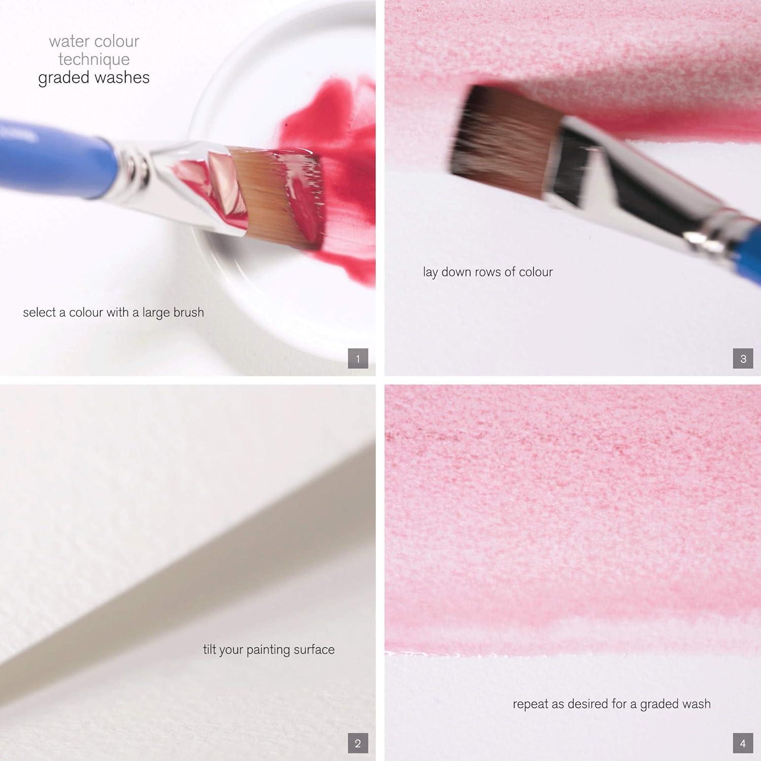 imageWinsor ampamp Newton Cotman Watercolor Paint Set 8 Half Pan Floral Colors w Brush12 Half Pan Sketchers Pocket Set