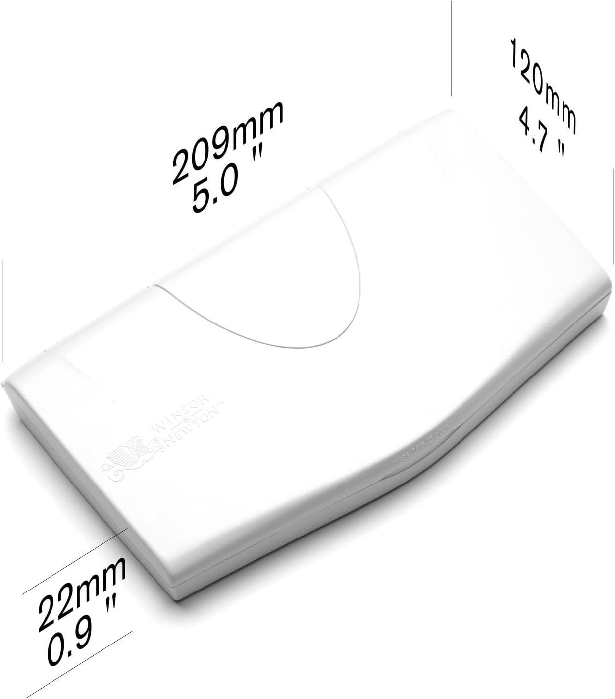 imageWinsor ampamp Newton Cotman Watercolor Paint Set 8 Half Pan Floral Colors w Brush24 Half Pan Studio Set