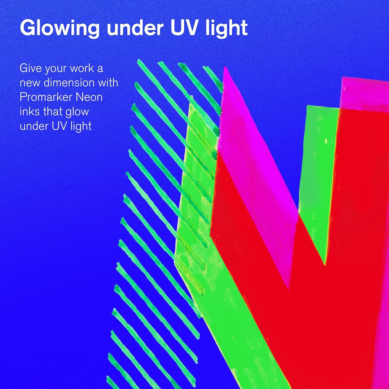 imageWinsor ampamp Newton Promarker Metallic Set of 6Neon Tones