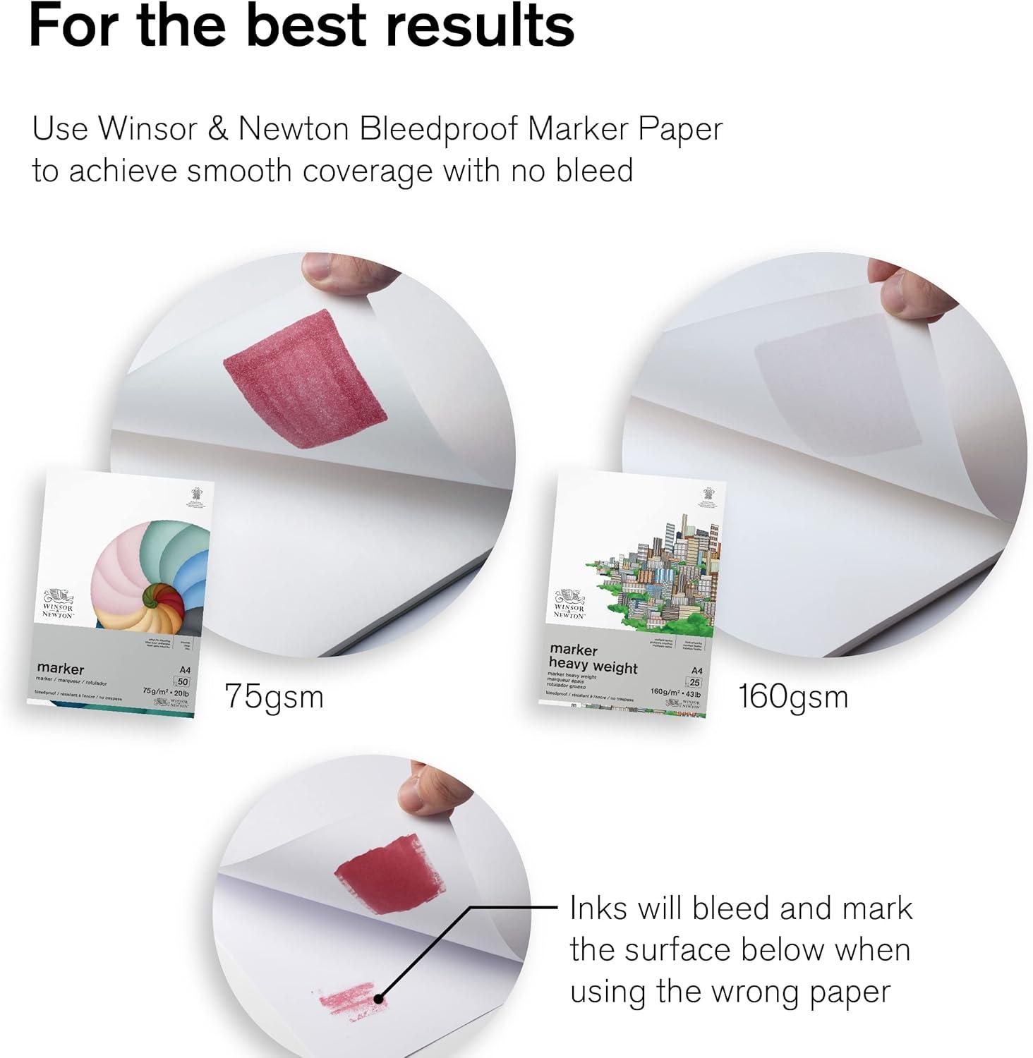 imageWinsor ampamp Newton Promarker Metallic Set of 6Pastel Tones