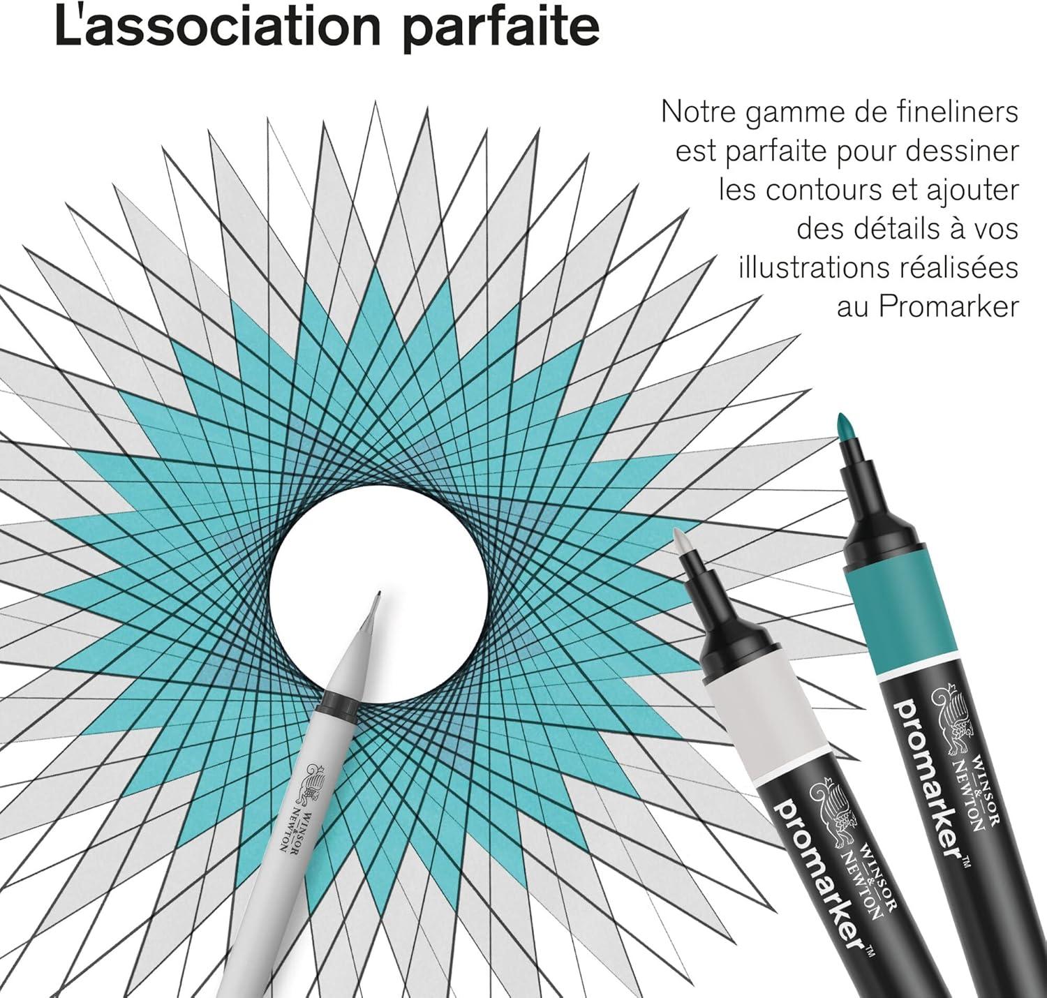 imageWinsor ampamp Newton Promarker Metallic Set of 6Skin Tones