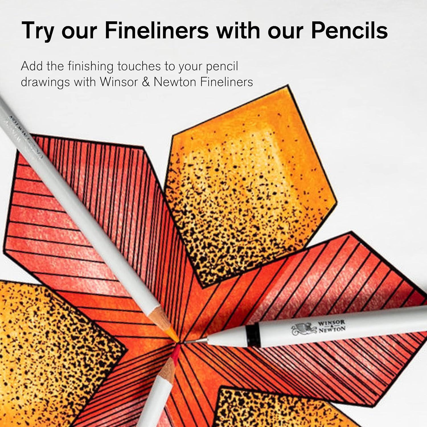 imageWinsor ampamp Newton Studio Collection Artist Pencils Graphite Pencils Set of 1212 Colors Pencils