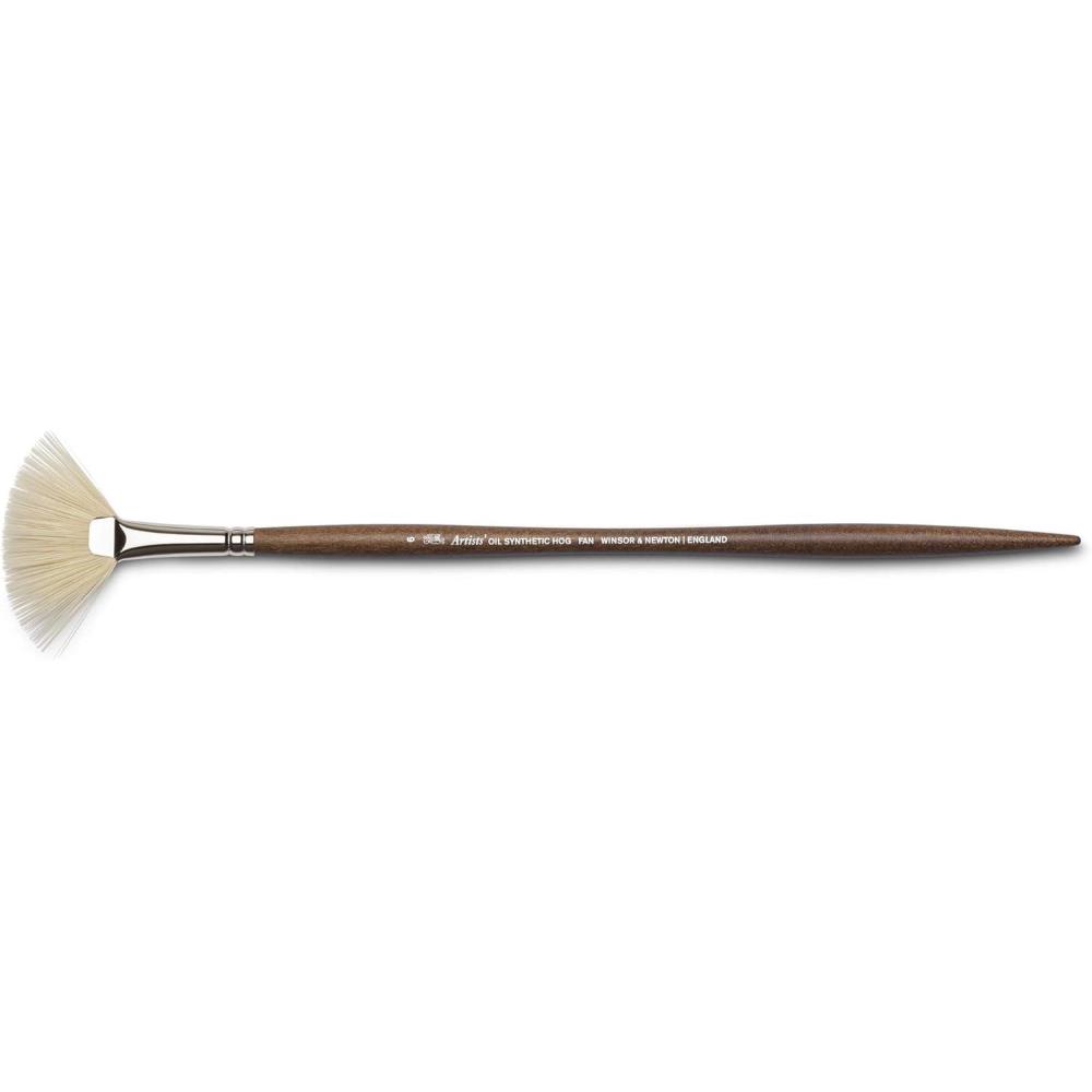 imageWinsor ampamp Newton Artists Oil Synthetic Brush Bright 12Fan 6