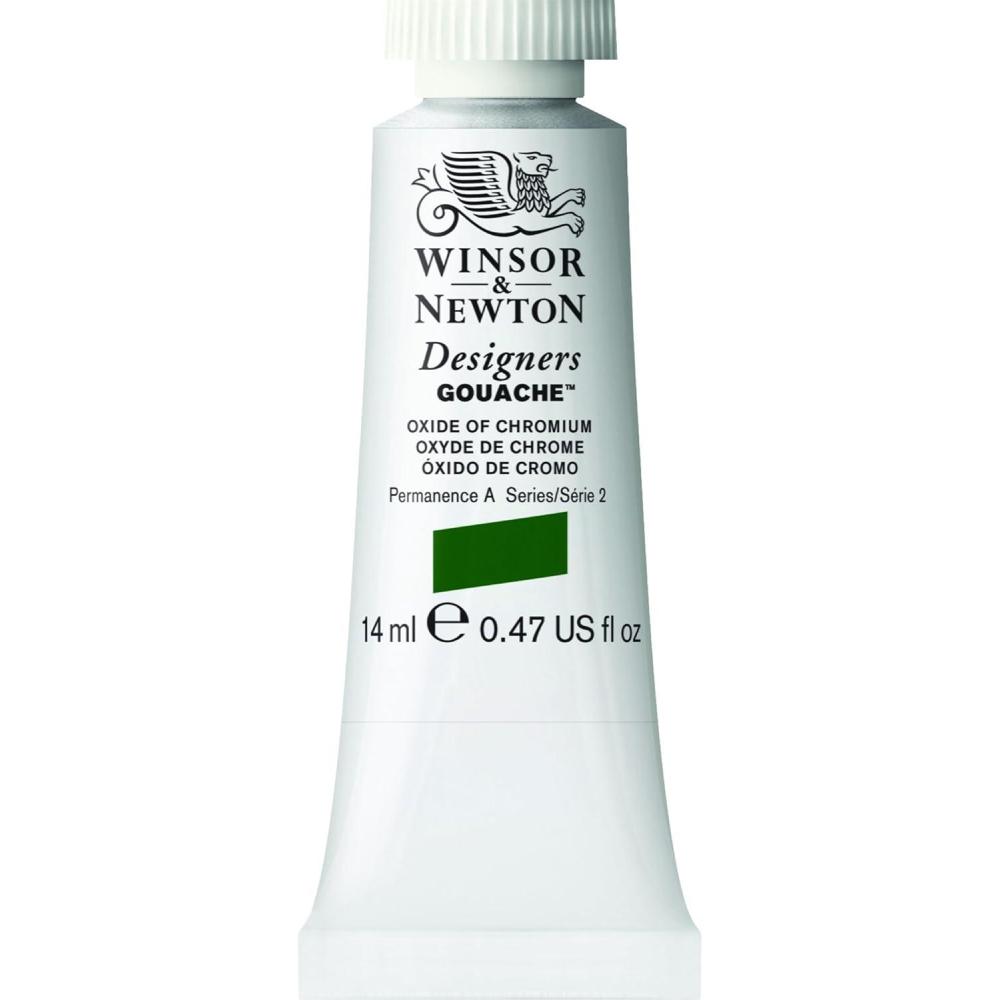 imageWinsor ampamp Newton Designers Gouache 37 ml 125oz tube Permanent WhiteOxide of Chromium