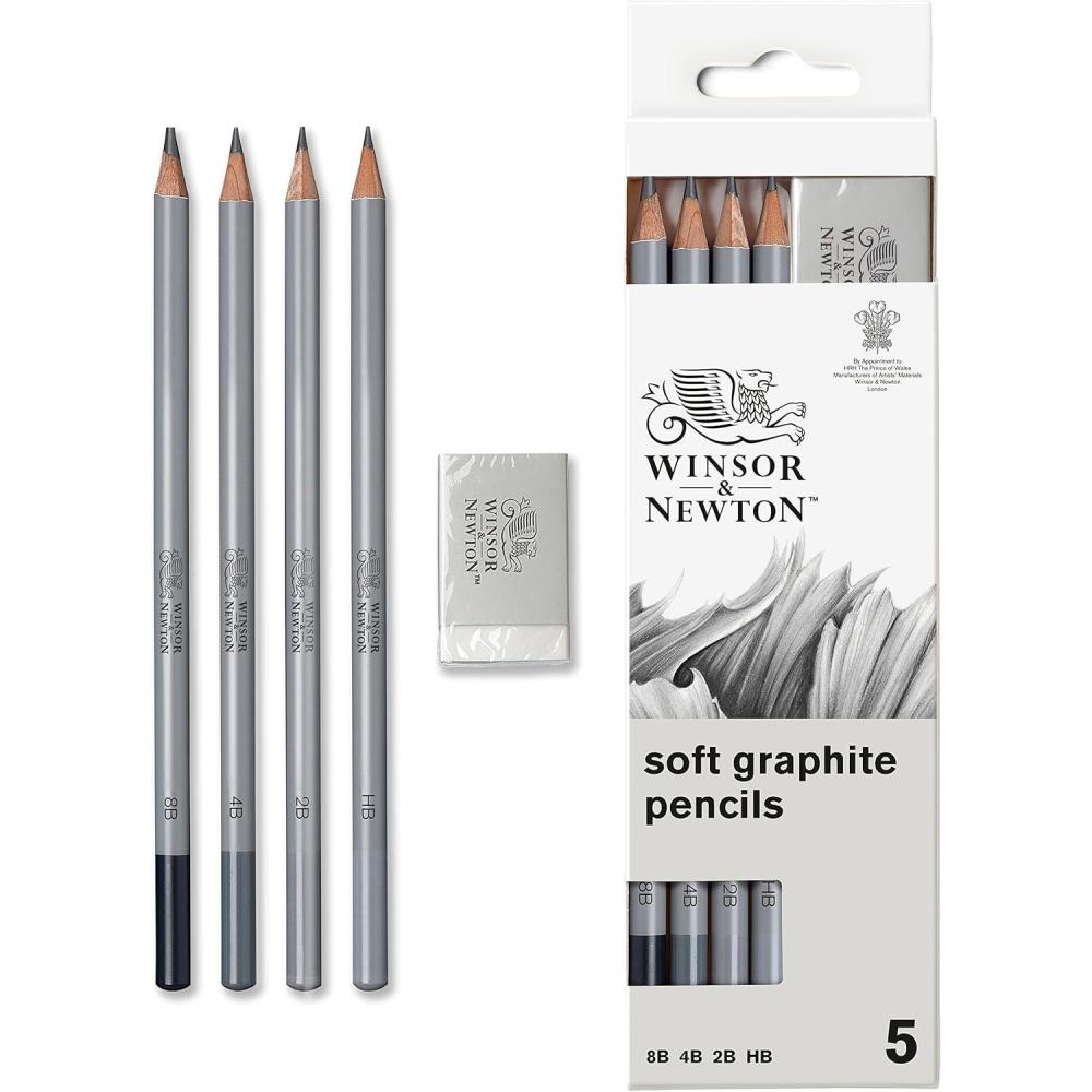 imageWinsor ampamp Newton Studio Collection Artist Pencils Graphite Pencils Set of 125 Graphite Pencils