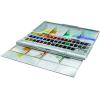 Winsor & Newton Cotman Watercolor Paint Set, 8 Half Pan, Floral Colors w/ Brush(45 Half Pan Studio Set)