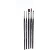 Winsor & Newton Galeria Short Handle Brush (5 Pack) (Round 0, 2, & 6, One Stroke 1/8″ & 1/4″)(5-Pack)