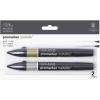 Winsor & Newton Promarker Metallic, Set of 6(Metallic)