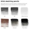 Winsor & Newton Studio Collection Artist Pencils, Graphite Pencils, Set of 12(6 Sketching Pencils)