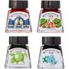 Winsor & Newton Collection Drawing Ink Set, Set of 4, Rich Tones(Vibrant Tones)