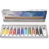 Winsor & Newton Cotman Watercolor Paint Set, 8 Half Pan, Floral Colors w/ Brush(12 Tube Set 8ml)