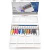 Winsor & Newton Cotman Watercolor Paint Set, 8 Half Pan, Floral Colors w/ Brush(12 Tube Travel Set 8ml)