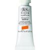 Winsor & Newton Designer’s Gouache, 37 ml (1.25oz) tube, Permanent White(Cadmium Yellow Deep)