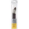 Winsor & Newton Galeria Short Handle Brush (5 Pack) (Round 0, 2, & 6, One Stroke 1/8″ & 1/4″)(4-Pack)
