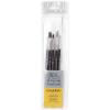 Winsor & Newton Galeria Short Handle Brush (5 Pack) (Round 0, 2, & 6, One Stroke 1/8″ & 1/4″)(5-Pack)