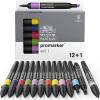 Winsor & Newton Promarker Metallic, Set of 6(Essential Colors #1)