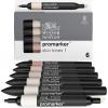 Winsor & Newton Promarker Metallic, Set of 6(Skin Tones #1)
