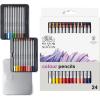 Winsor & Newton Studio Collection Artist Pencils, Graphite Pencils, Set of 12(24 Color Pencils)