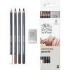 Winsor & Newton Studio Collection Artist Pencils, Graphite Pencils, Set of 12(5 Sketching Pencils)