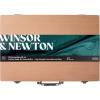 Winsor & Newton Winton Oil Colour, Wooden Paint Set 8 x 37ml Tubes (includes Liquin, Sansodor, 2 Brushes, Knife, Cloth, Godet)