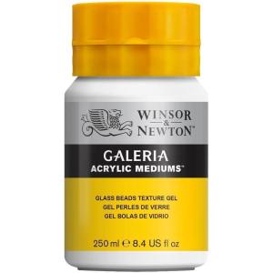 Winsor & Newton Galeria Acrylic Flow Improver, 8.4-oz (250ml) Jar(Glass Beads Texture Gel)