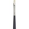 Winsor & Newton Artists’ Oil Hog Paint Brush, Long Handle Size 4, Filbert(Bright)