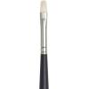 Winsor & Newton Artists’ Oil Hog Paint Brush, Long Handle Size 4, Filbert(Bright)