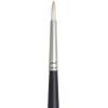 Winsor & Newton Artists’ Oil Hog Paint Brush, Long Handle Size 4, Filbert(Round)