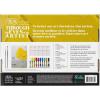 Winsor & Newton Galeria Acrylic Paint, Set of 10x12ml Tubes (includes 2 Brushes, Pad, Palette)