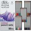 Winsor & Newton Studio Collection Colour Pencil Set, 50 Piece
