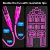 ARTISTRO 2 Pink Neon Chalk Markers – Erasable Chalk Pens with 6mm Reversible Tip for Blackboard, Chalkboard, Car Window, Glass – Liquid Chalk Markers Ideal China Marker, Restaurants & Bistro