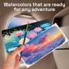ARTISTRO Deluxe Watercolor Paint Set with 168 Colors – Vivid Colors in a Portable Box – Travel Watercolor Set with Complete Palette