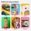 ARTISTRO 72 Rock Acrylic Paint Markers – Rock Painting Kit for Arts & Crafts – Dual Tip Acrylic Paint Pens (Pack of 2)