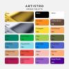 ARTISTRO 24 Metallic Acrylic Paint Markers – Fine Tip Paint Pens for Rock, Wood, Glass, Ceramic, Black Paper, Scrapbooking Crafts, Card Making, DIY Photo Album, Ceramic(Regular)