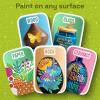ARTISTRO 24 Metallic Acrylic Paint Markers – Fine Tip Paint Pens for Rock, Wood, Glass, Ceramic, Black Paper, Scrapbooking Crafts, Card Making, DIY Photo Album, Ceramic(Glitter)