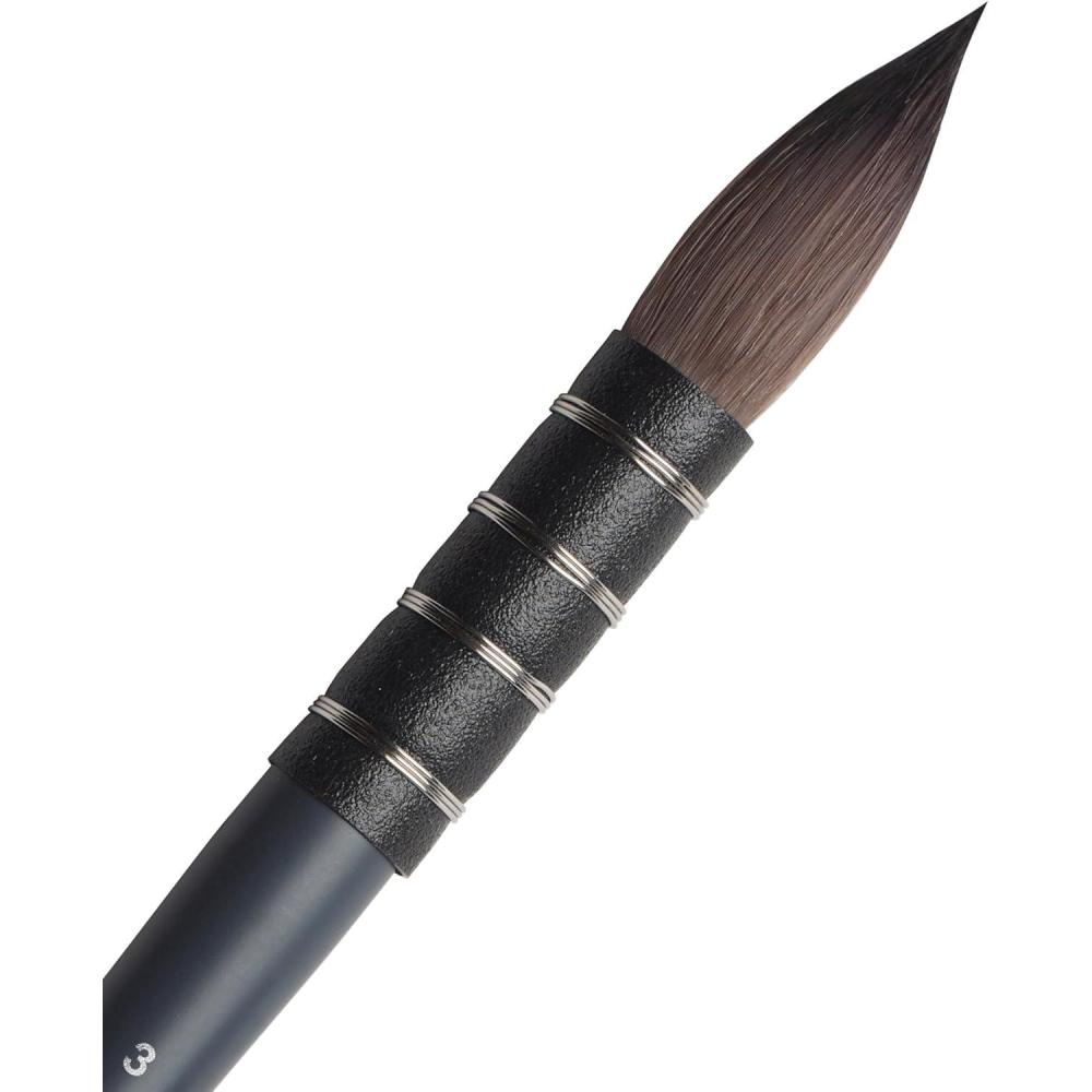 imageWinsor amp Newton Professional Watercolour Synthetic Squirrel Quill Brush Size 03