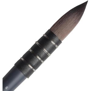 Winsor & Newton Professional Watercolour Synthetic Squirrel Quill Brush, Size 0(#6)