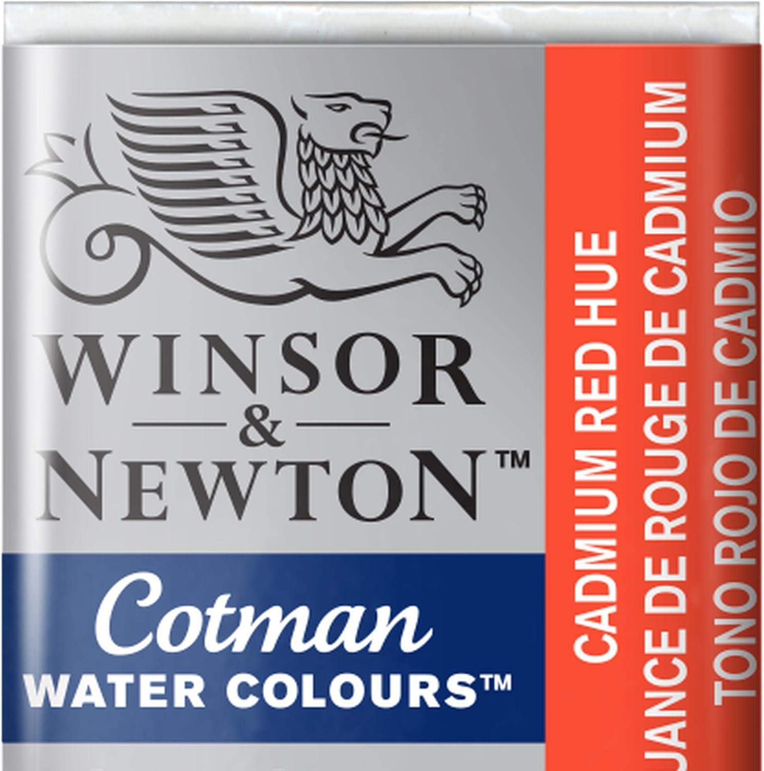 imageWinsor amp Newton Cotman Watercolor Paint 21ml 071oz Tube Intense Phthalo BlueCadmium Red Hue
