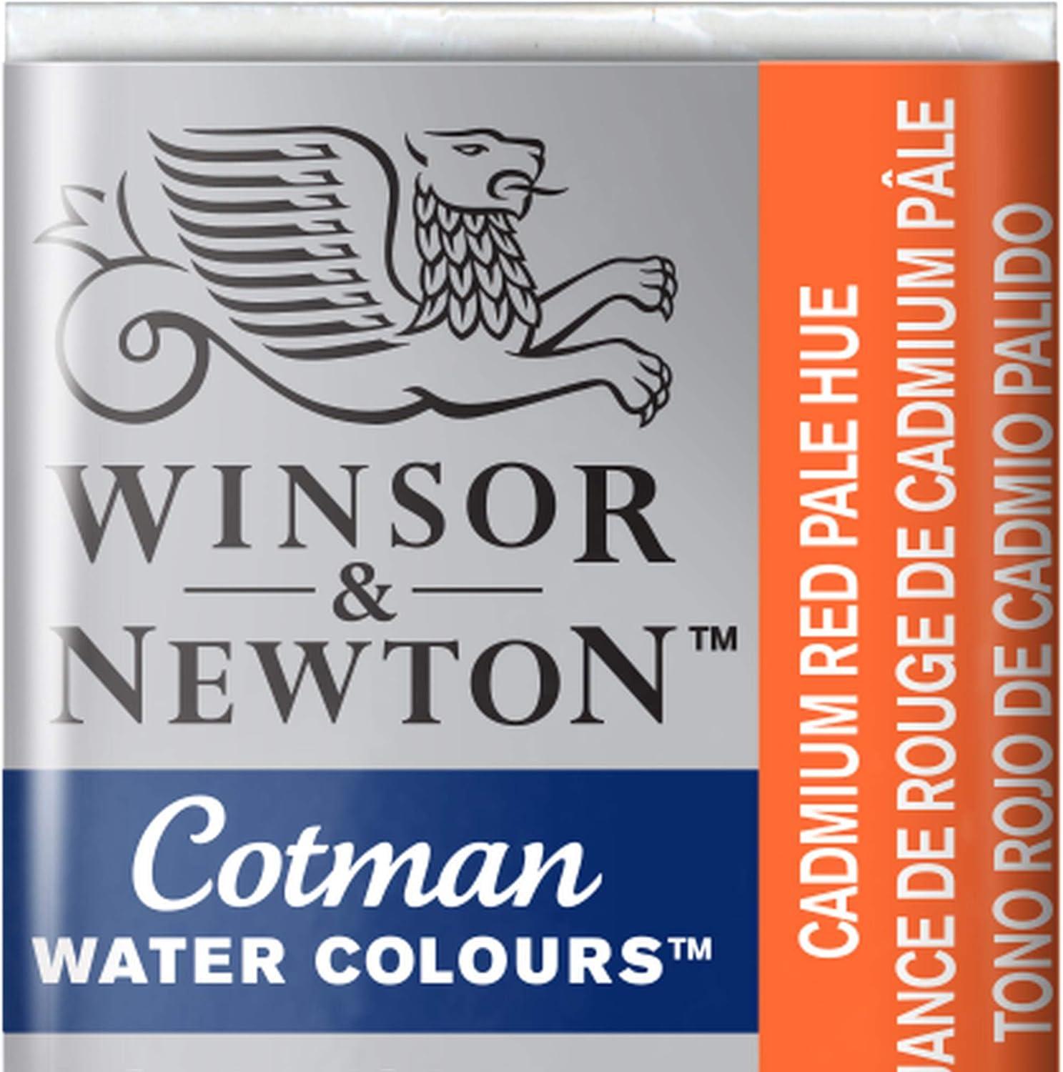 imageWinsor amp Newton Cotman Watercolor Paint 21ml 071oz Tube Intense Phthalo BlueCadmium Red Pale Hue