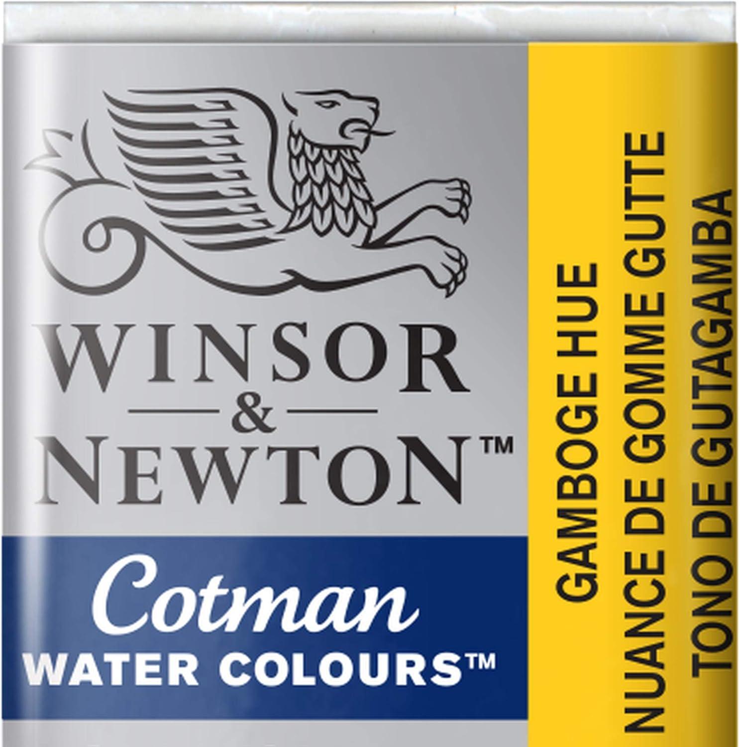 imageWinsor amp Newton Cotman Watercolor Paint 21ml 071oz Tube Intense Phthalo BlueGamboge Hue