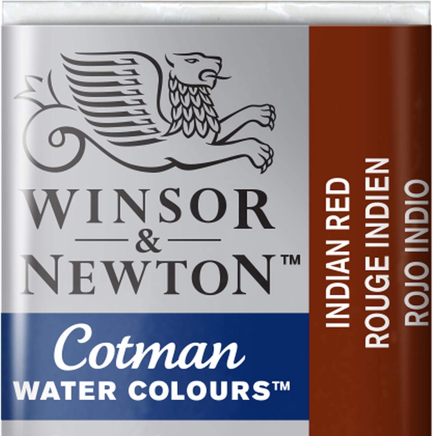 imageWinsor amp Newton Cotman Watercolor Paint 21ml 071oz Tube Intense Phthalo BlueIndian Red
